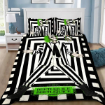 Tekikate Padjap&uuml;&uuml;r Voodipesukomplekt &Otilde;udus B-Beetlejuices T&auml;iskasvanud Poiss T&uuml;druk Magamistoa Kaunistus Lapsed &Uuml;hekohaline Kahekohaline Suur Suurus 70x130cm 2pcs white