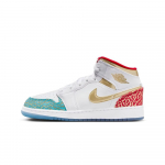 Air Jordan 1 Mid UNC to Chicago EU 36.5 valge