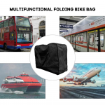 Kokkupandava ratta reisikott Jalgratta kaasaskantav transpordikott 21-26-tollise kokkupandava ratta jaoks Type C 14-16 inch