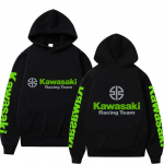 2025 K&otilde;rge kvaliteediga puuvillane kapuutsiga pusa Kawasaki Knight Spordir&otilde;ivad V&auml;lisspordiks Igap&auml;evaseks liikumiseks Mood M