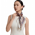 Shanghai Story 100% Mulberry Silk Scarf Gift Set 65*65cm
