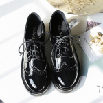 Naiste kingad platvormkingad brogue-stiilis Briti stiilis Oxford-korvpallkingad s&uuml;gis kevad naine t&auml;ismustad kontorikingad daamid naiste derby-kingad 34