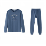 Men's 100% Cotton Antibacterial Thermal Underwear Set 2XL (Suggested 165-187 lbs)