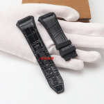 Ehtsa nahaga kellarihm Richard FM Frank Muller Meestele Barrel Kummist kellarihm Laius 28mm Kumeruse laius 21mm 28-21mm