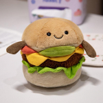 15 cm uus elutruu juustuburger Palus m&auml;nguasjad Hamburger pluusid nukud t&auml;idisega looma pehme padi m&auml;nguasi kingitused lastele s&uuml;nnip&auml;evaks kaunistus