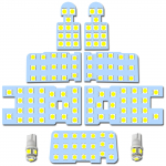 Delica D5 LED salongivalgusti, Mitsubishi Delica D5 jaoks, LED sisevalgusti, 6000K, Valge, For Mitsubishi Delica D5 valge