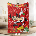 Mickey ja Minnie kingitustega, j&otilde;uluteemalised tekid, h&auml;davajalikud kodus puhkamiseks 40x50in black