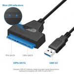 USB 3.0 kuni SATA III adapterkaabel UASP-iga SATA kuni USB muundur 2,5 k&otilde;vaketta jaoks JL166653203053