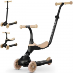Trottinette &eacute;volutive 3 en 1 pour enfants - DE VES SPORT - Qplay Sema - Guidon r&eacute;glable - Roues en caoutchouc