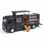 1/18 Benz Arocs Nomadism Navigator F matkaauto sulamist valatud mudelauto kodu trendikad kaunistused ja lauaekraani kaunistused p&uuml;hadekingitus must