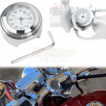 7/8 Universaalne veekindel tolmukindel mootorratta juhtrauale kinnitatud mootorratta k&auml;sikella termomeeter