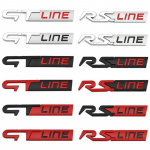 3D-auto metallist RS GT Line m&auml;rgi embleemi kleebis Renault Clio Megane Scenic laguna Logan Koleos Sandero Safrane jaoks B6