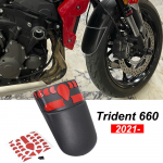 UUS 2022 Trident 660 Trident660 jaoks Tagumine porilaud Mootorratta pikendus Porilaud Pikendus Pihustuskaitsja Rehv Front fender