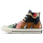 Tom & Jerry x Converse CHUCK TAYLOR Mugavad ja mitmek&uuml;lgsed k&otilde;rge s&auml;&auml;rega l&otilde;uendkingad meestele mustas ja pruunis 37 must pruun v&auml;rv