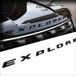 2011-2024 Explorer Sport Pkg L&auml;ikiv Must &Auml;&auml;ris Kapoti Embleemi T&auml;hed Kleebis