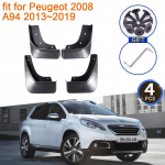 4X Peugeot 2008 A94 2013 2014 2015 2016 2017 2018 jaoks Porilauad Porikaitse Mudakaitse Eesmised Tagumised Rattad Tarvikud