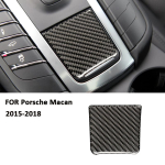 Porsche Macan 2015-2018 jaoks S&uuml;sinikkiust Auto Keskpaneeli K&auml;igukangi Akupaneeli Sisekujunduse Kate Salongi Dekoratsioonikleebis must