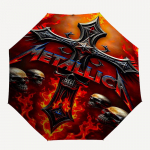 1 tk Metallica Risti Automaatselt Avanev, Tuulekindel, Kompaktne Reisi-vihmavari, Kingitus S&uuml;nnip&auml;evaks, J&otilde;uludeks, &Auml;riks 93024