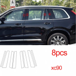 For Volvo XC60 XC90 XC40 V90 V60 S60 S90 Accessories TPU Special car window Car side post Transparent Protective Film Sticker XC90 2015-2023