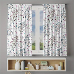 2 tk Akvarellimarjade Kardin  Moodne Disain  Valgust L&auml;bilaskev  Pol&uuml;ester  Elutoa Magamistoa Dekoor  Boho Kodu Stiil  Kardinakangas 100*130 Rod Pocket 1pcs gray