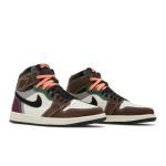 Air Jordan 1 High OG K&auml;sit&ouml;&ouml;na Valmistatud Retro Meeste Tossud DH3097-001 EU 42 pruun/must