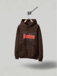 Travis Scott Days Before Rodeo FW24 &Auml;mblikuv&otilde;rgu kapuutsiga pusa M pruun