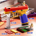 Tellistest P&uuml;stol Pidev Laskev M&auml;ngup&uuml;stol Kest Viskev Airsoft Blowback T&uuml;hi Rippuv V&auml;ljas CS Relv Poistele T&auml;iskasvanud red