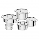 Ensemble de Casseroles - ZWILLING - Passion - Acier Inoxydable - 5 Pi&egrave;ces - Design Sophistiqu&eacute;