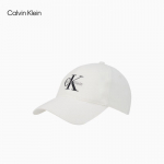Calvin Klein Jeans Unisex Tikitud Logoga Puuvillane Basepallim&uuml;ts One Size piimvalge v&auml;rv
