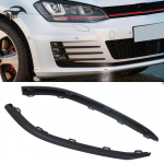 Volkswagen Golf Mk7 Esimene Spoiler GTI Bumperi Liistud & Must Alumine Kaitseliist (2015-2017) must