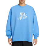 Nike Dri-Fit NBA All-Star Standard Issue Korvpalli Pusa &Uuml;mmarguse kaelusega Pikkade varrukatega Kiiresti kuivav T-s&auml;rk Meeste pealisr&otilde;ivad IQ5377-462 L