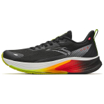 Anta Rocket 6.0 Cushioning Slip Resistant Coverage Low top Running Shoes Men's Black Silver Green 112445581-5 40.5