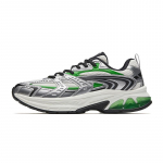 Anta Slip Resistant Abrasion Resistant Low top Casual Running Shoes Men's White Silver Green 912445501-1 41