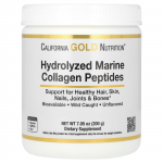 California Gold Nutrition, H&uuml;drol&uuml;&uuml;situd merekollageeni peptiidid, Maitsetu, 7,05 untsi (200 g)