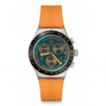 Swatch TANGERINE TIGER Uus Irony Chrono Skin Irony Chrono Kell YVS529 oranž