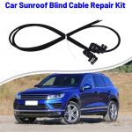 Vastupidav-2 tk/komplekt Auto katuseluugi katte trossi paranduskomplekt Cayenne VW Touareg 7P5 7P6 2011-2018 jaoks 7P0898870A must