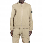 Stone Island &uuml;hev&auml;rviline kapuutsiga logoga lukuga pikkade varrukatega dressipluus Meeste dressipluusid Beež 811563520-V0094 XL