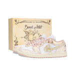 Jordan Air Jordan 1 Vintage Korvpallijalatsid Naiste Madalad Roosa/Valge/Kuldne DC0774-606(Team724-) 38.5
