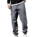 Meeste cargo p&uuml;ksid Lahtised &Uuml;hev&auml;rvilised Mitme taskuga Ankel-kummin&ouml;&ouml;riga Elastne Keskosa V&ouml;&ouml;koht Retro Pehmed Hingavad Streetwear Suur Suurus Meeste Tr 4XL