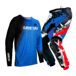 motokrossi riietekomplekt lastele Noorte s&auml;rgi ja p&uuml;kste komplektid laps roheline Mootorratta must 3 4 5 6 7 8 9 10 aastat Maastikus&otilde;idu &uuml;likond sinine oranž Enduro kross poiss t&uuml;druk M-22