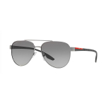 Prada Topelt-sild Aviator P&auml;ikeseprillid Meeste p&auml;ikeseprillid H&otilde;bedane PS54TS5AV3M1 Basic Packaging-Eyeglass Case+Box,58