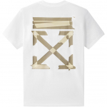 OFF WHITE Suur L&otilde;ige Teip Nooled T-s&auml;rk OMAA038R201850020148 XS