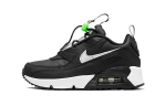 Nike Air Max 90 Toggle Nahk Summutus Kulumiskindel Tagasil&ouml;&ouml;k Madal L&otilde;ige Jooksujalatsid Must Valge CV0064-002 28