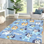 Bluey m&auml;ngulised s&otilde;brad ruudukujulised vaibad on suurep&auml;rane valik elutubade, magamistubade, kodu sisustuse ja kingituste jaoks. 80cmx120cm