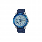 Casio OCEANUS seeria - ketasmultifunktsionaalse osutiga, kvartsk&auml;iguga, nahkrihmaga, Jaapani ja Korea kell, meeste kell, sinine OCW-T2600ALB-2AJR sinine
