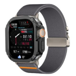 Nailonrihm+korpus Apple Watchi rihma Ultra 3 49mm 45mm 46mm 44mm 42mm 40mm 41mm 38mm iWatchi seeriatele 11 SE 3 10 9 8 7 6 5 4 3 2 1 Series 11 10-46mm black