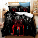 3D-printimine BABYMETAL Rockb&auml;nd 3 tk Voodipesukomplekt Poisid T&uuml;drukud &Uuml;hekohaline Kahekohaline Suurus Tekikott Padjap&uuml;&uuml;r Voodi Lapsed T&auml;iskasvanud Kodutekstiil 135x200cm