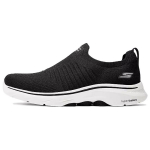 Skechers Go Walk 7 Mugavad Retro Mitmek&uuml;lgsed Hingavad Toetusega Madalad Vabaajajalatsid Meeste toss Must 216634-BLK 44