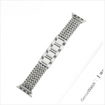 Luksuslik roostevabast terasest rihm Apple Watch 9 8 7 6 SE 5 3 jaoks 45/44/42/41mm Metallist punutud k&auml;ev&otilde;ru Correa iWatch Ultra 49mm 40 38mm 38mm 40mm 41mm