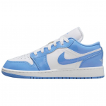 (GS) Air Jordan 1 Low SE 'Legend Blue Patent' Laste FZ3929-114 EU 35.5